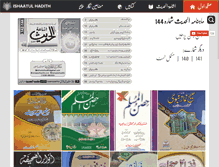 Tablet Screenshot of ishaatulhadith.com